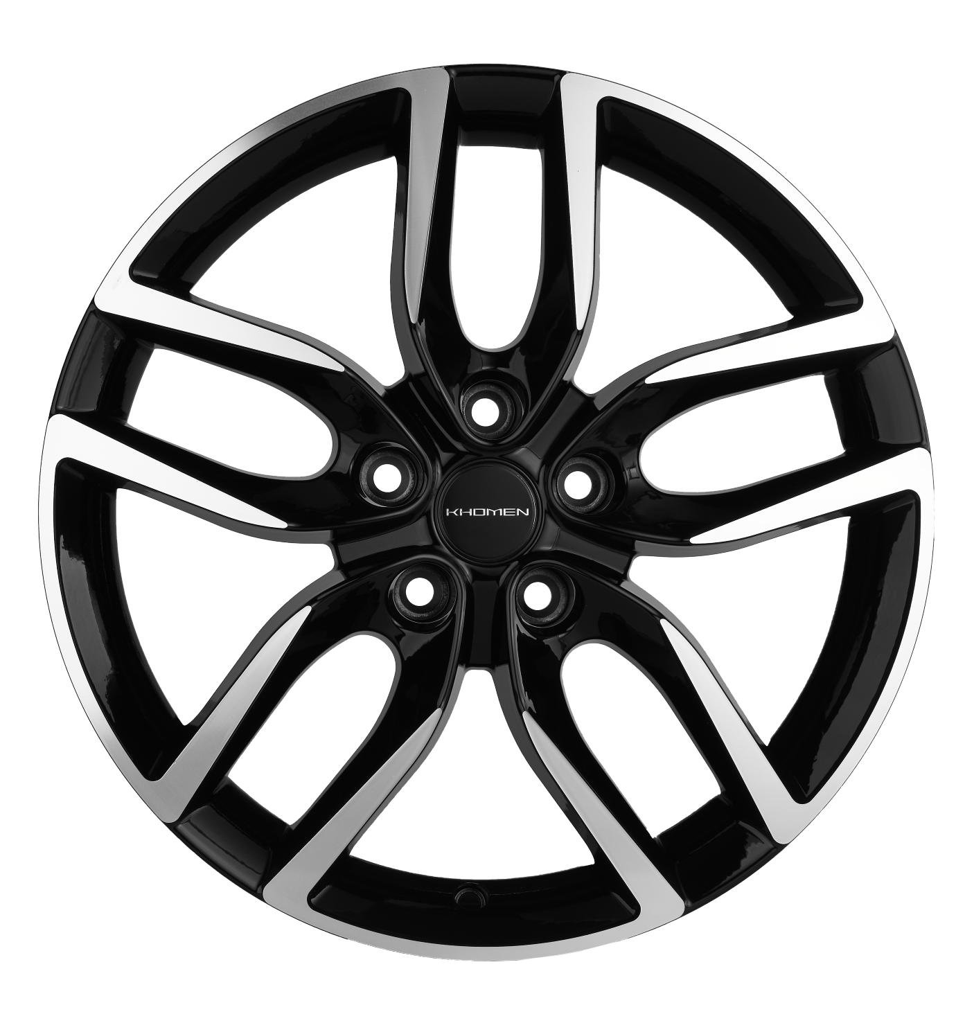 Колесный диск KHOMEN KHW1708 6,5х17/5x114,3 D64,1 ET40 BLACK-FP